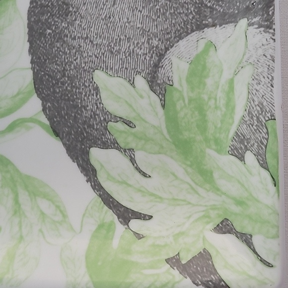 Hors d'oeuvres‎ Rabbit Plate With Green Leaves - Picture 5 of 5